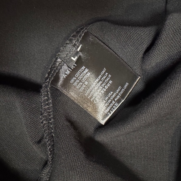 Amiri 22 Jersey Black & White T-Shirt Men’s Size Large - Picture 3 of 4